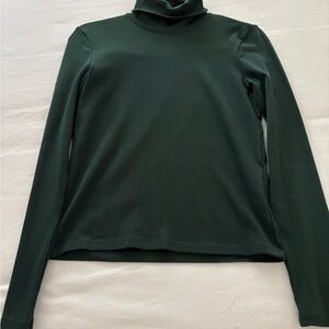 New Zara Green Turtleneck Top
